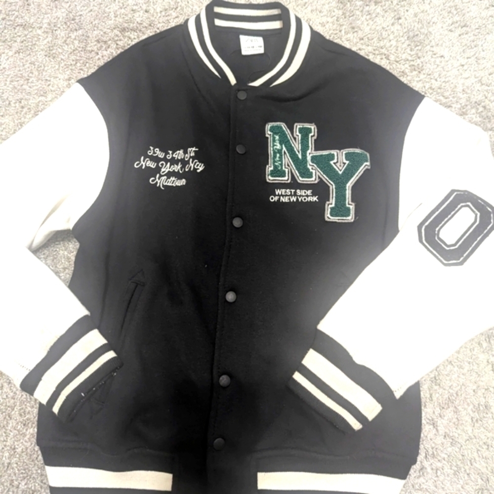 Zara NY Varsity Jacket